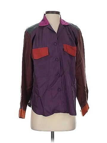 Carole Little 3/4 Sleeve Silk Top (view 1)