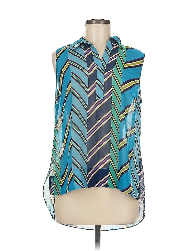CABI Pre-owned Sleeveless Blouse In Blue