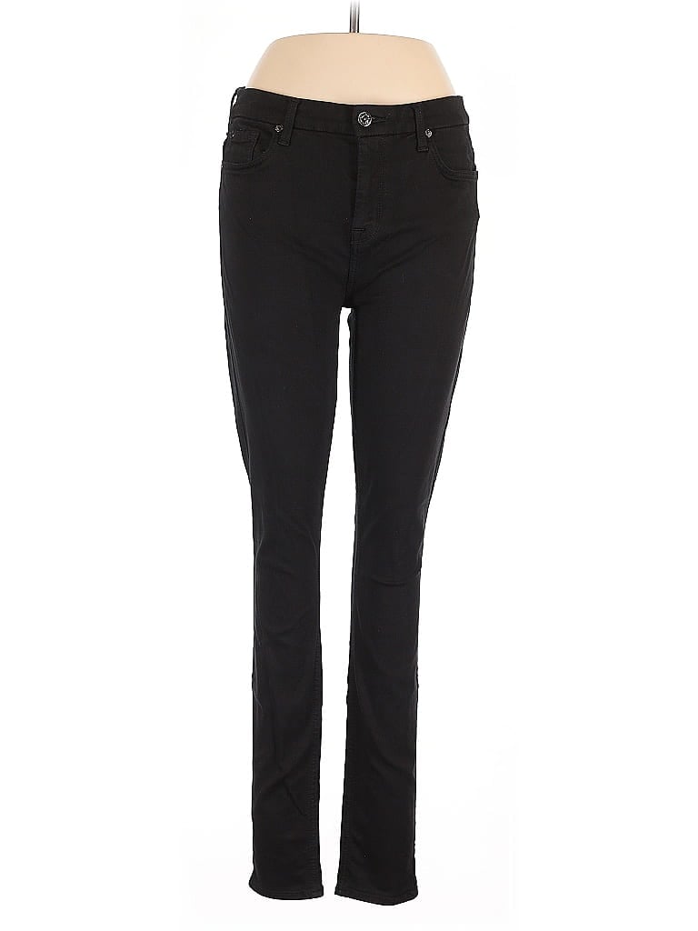 Pre-owned 7 For All Mankind Jeans In Black
