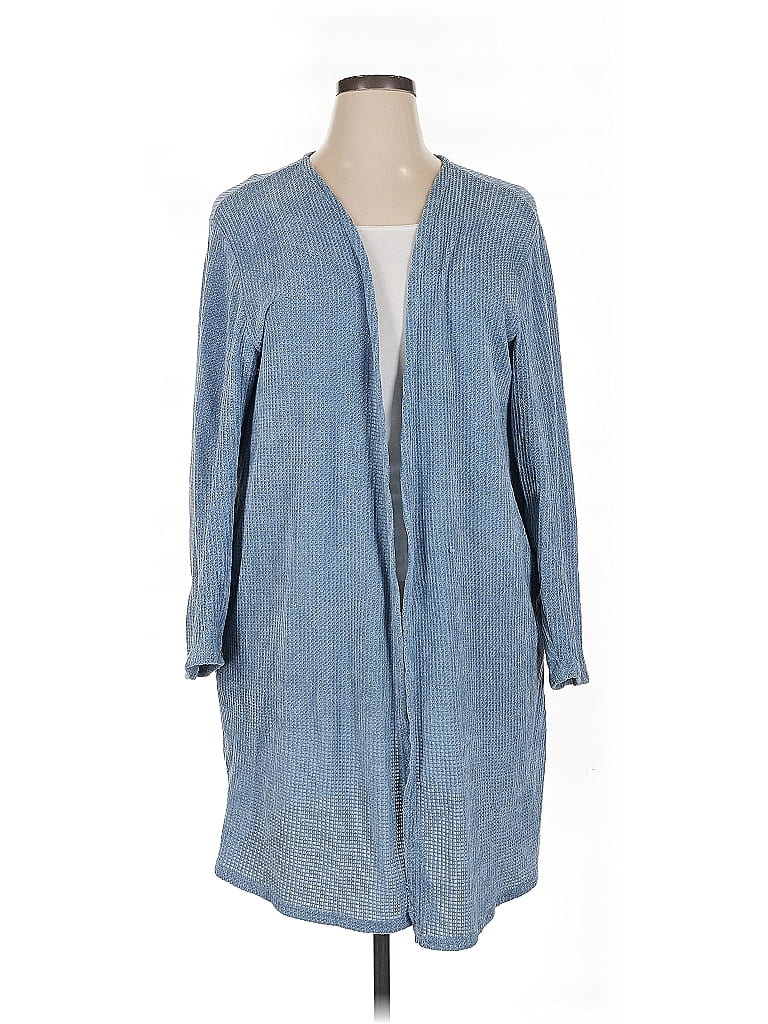 Honeyme 100% Polyester Blue Cardigan Size XL - photo 1
