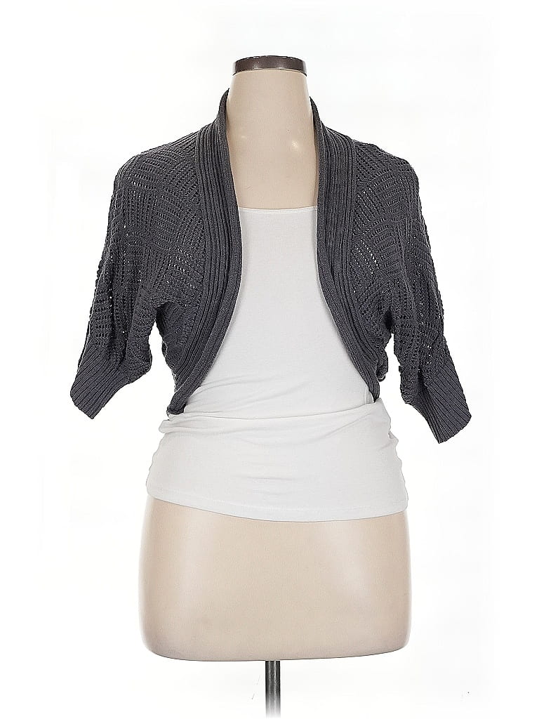 Studio Y Gray Cardigan Size XL - photo 1