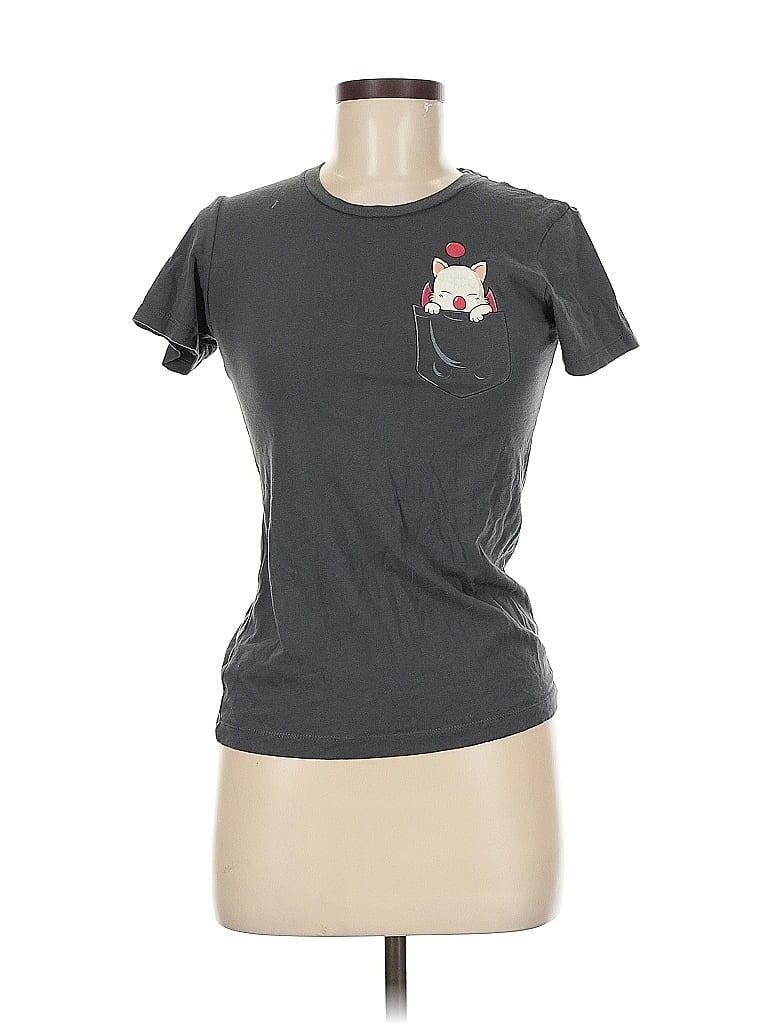 Pre-owned Unbranded Short Sleeve T-shirt In Gray