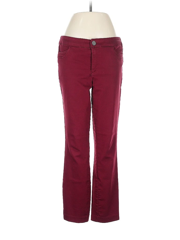 Pre-owned Christopher & Banks Casual Pants In Burgundy
