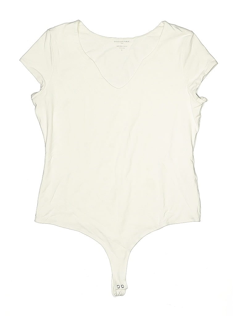 Pre-owned Banana Republic Factory Store Bodysuit In White