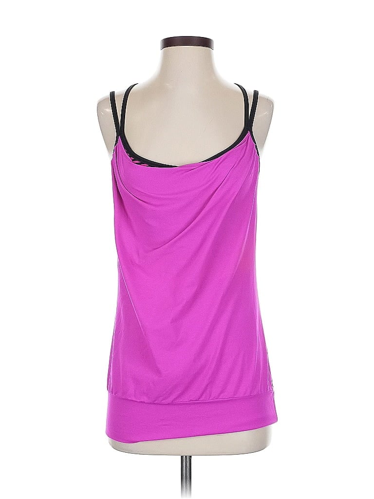 Pre-owned Lucy Tank Top Purple Strapless Neckline Tops