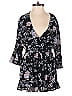 Saks Fifth Avenue 100% Polyester Floral Black Romper Size XS - photo 1