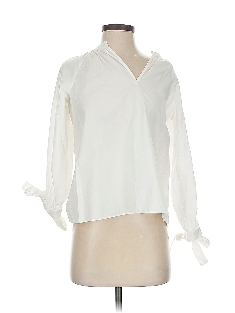 Click to view more detailed imagery on our partner's website Pre-owned Madewell Long Sleeve Blouse In White