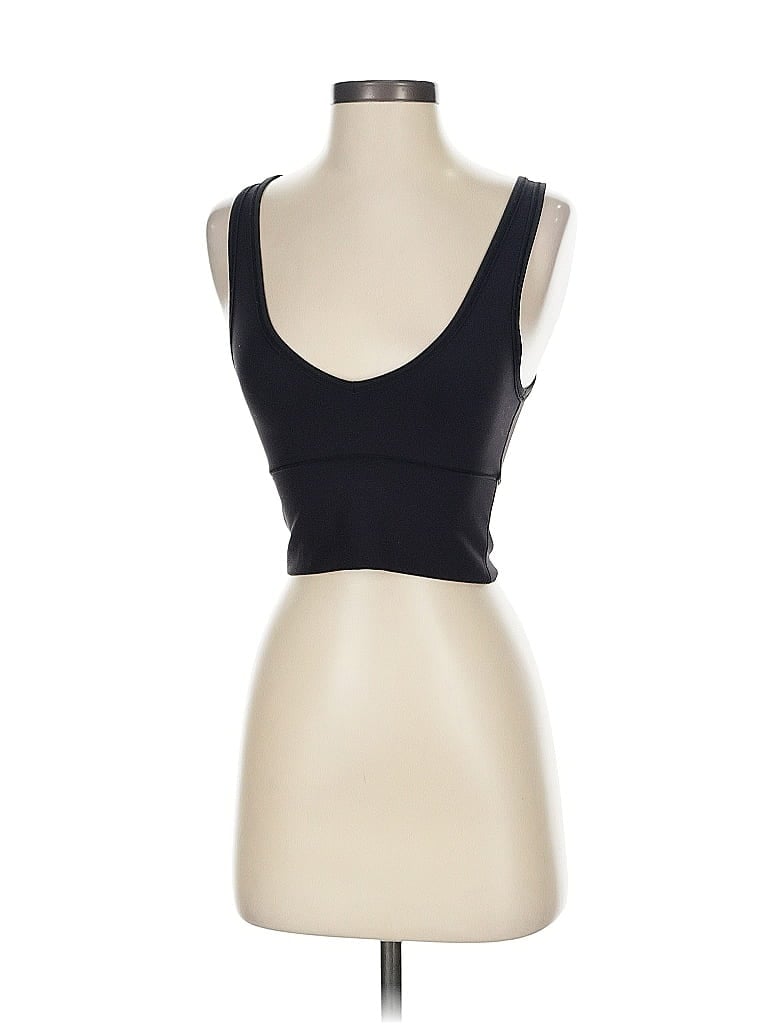 Pre-owned Unbranded Tank Top Black Strapless Neckline Tops