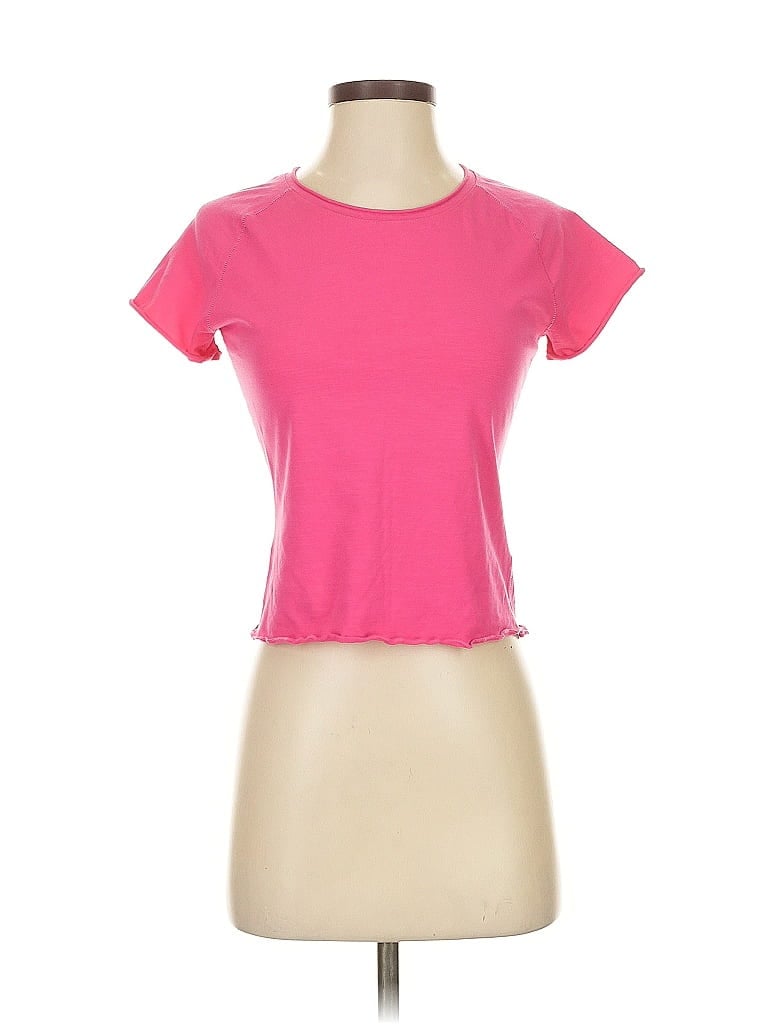 Pre-owned Assorted Brands Short Sleeve T-shirt In Pink