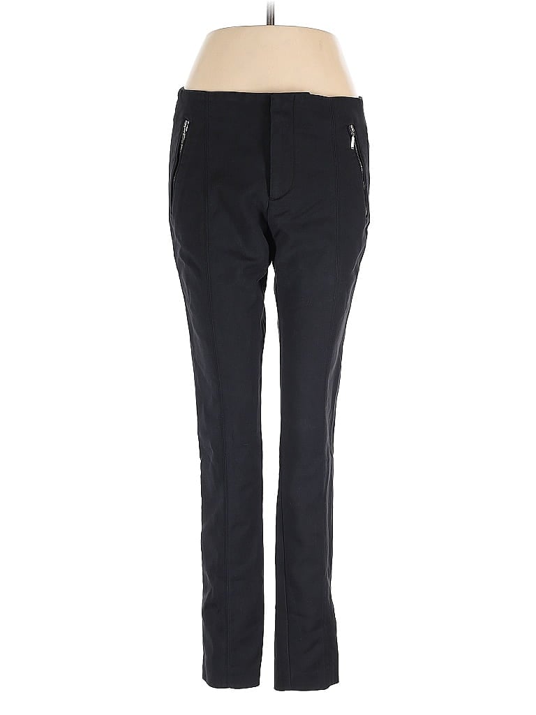 Pre-owned Zara Basic Casual Pants In Black