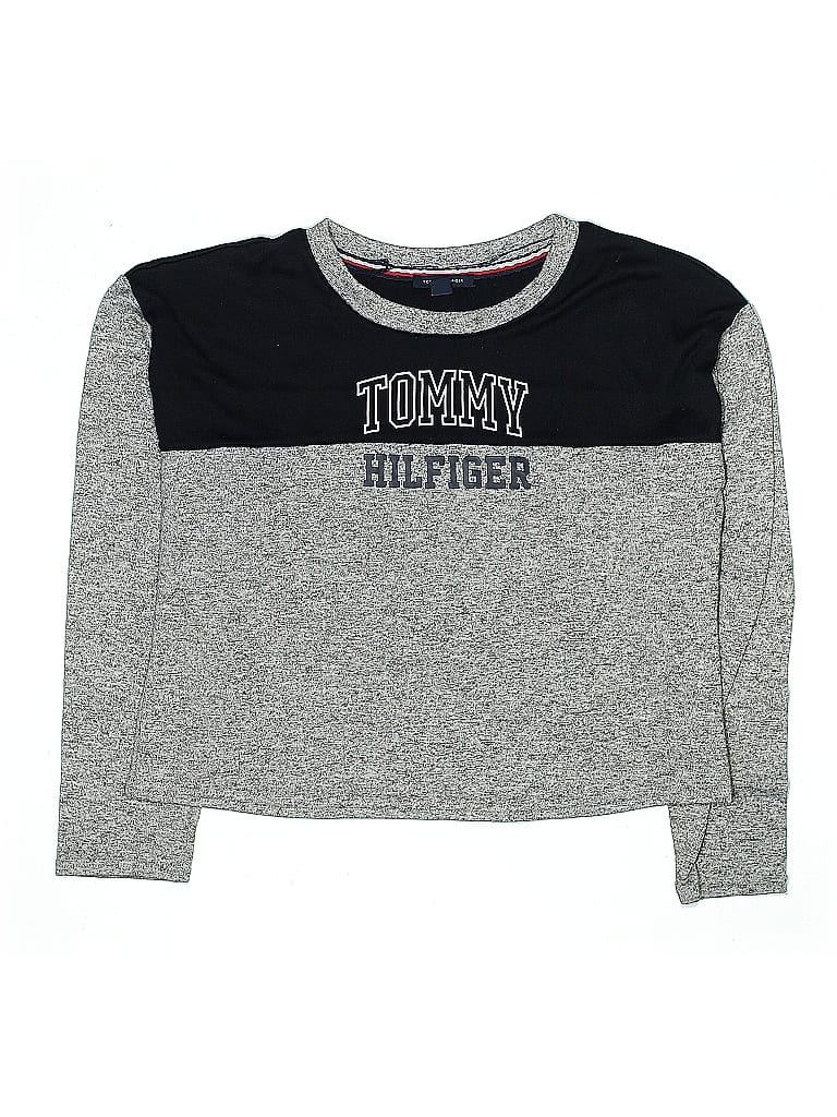 Pre-owned Tommy Hilfiger Kids' Sweatshirt In Gray