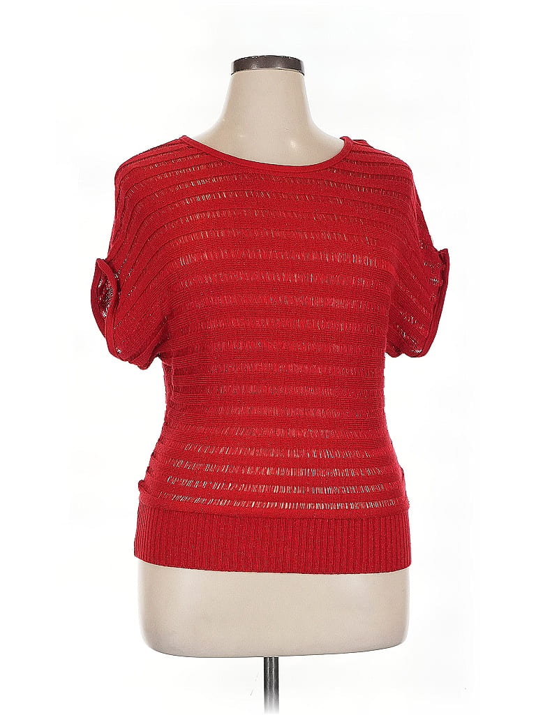 B.wear Red Short Sleeve Top Size XL - photo 1