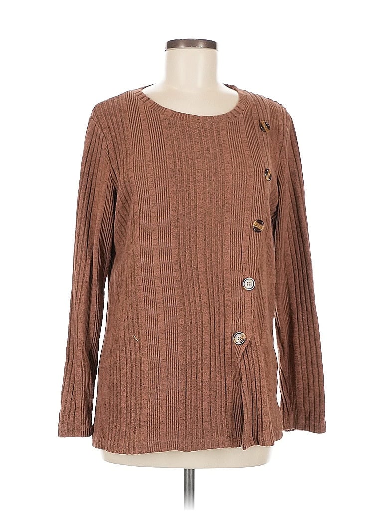 Pre-owned Unbranded Pullover Sweater In Brown