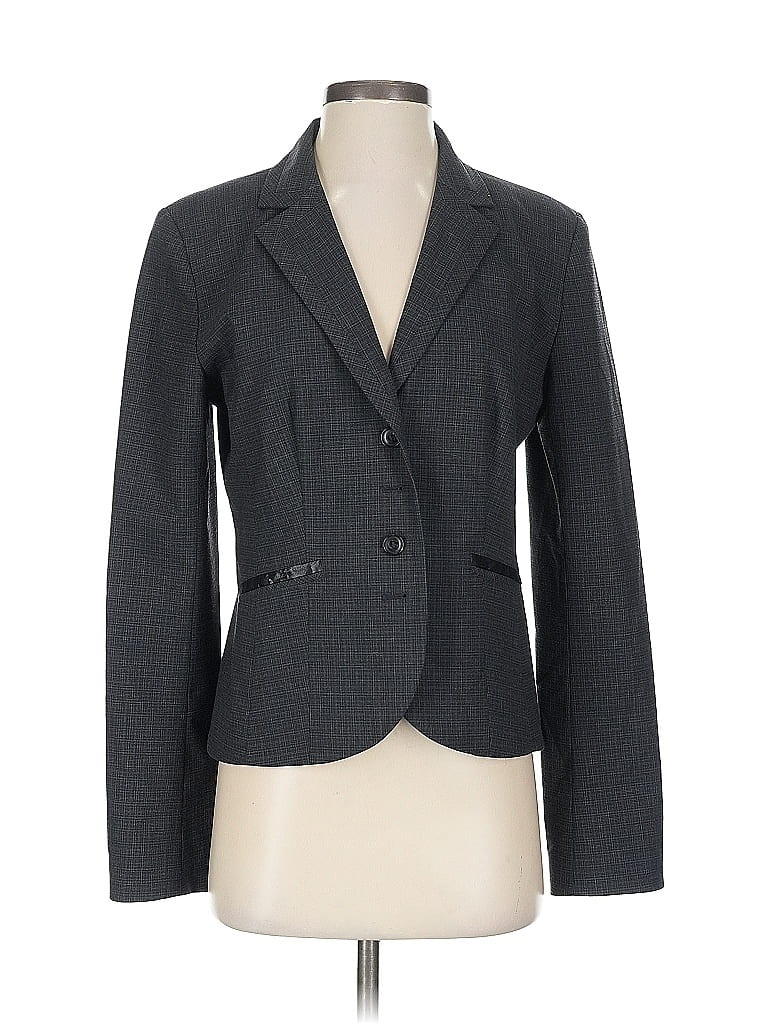 Pre-owned Halogen Blazer Jacket In Gray