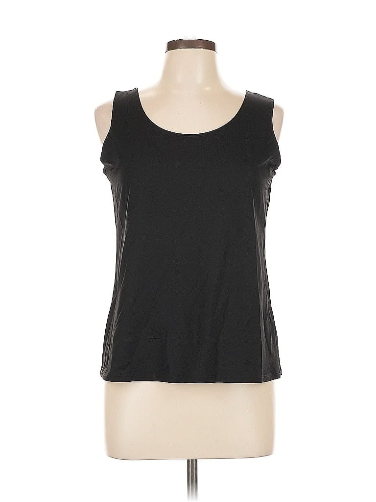 Click to view more detailed imagery on our partner's website Pre-owned Chico's Sleeveless T-shirt In Black
