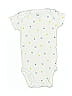 Precious Firsts 100% Cotton Print White Short Sleeve Onesie 0-3 MO / 3 MO - photo 1