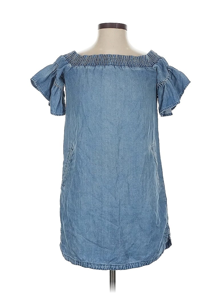Pre-owned Allsaints Casual Dress In Blue
