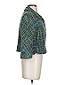 SU-ZEN Tweed Green Wool Blazer Size 0 - photo 4