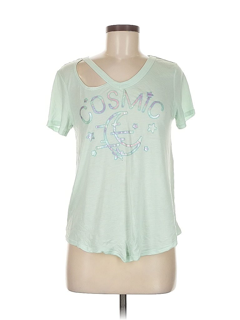 Pre-owned Fifth Sun Short Sleeve T-shirt In Green