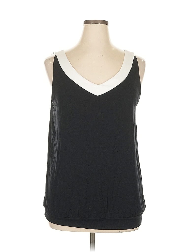 LANE BRYANT Pre-owned Tank Top Black Halter Neckline Tops