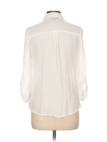 B.wear 3/4 Sleeve Button-Down Shirt (view 2)