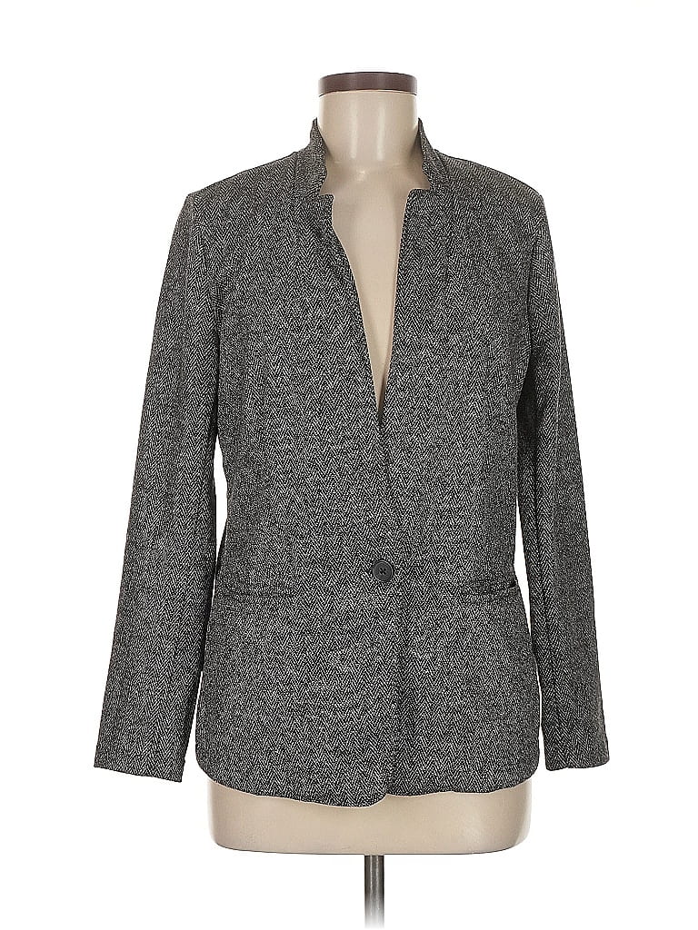 Pre-owned Banana Republic Factory Store Blazer Jacket In Gray