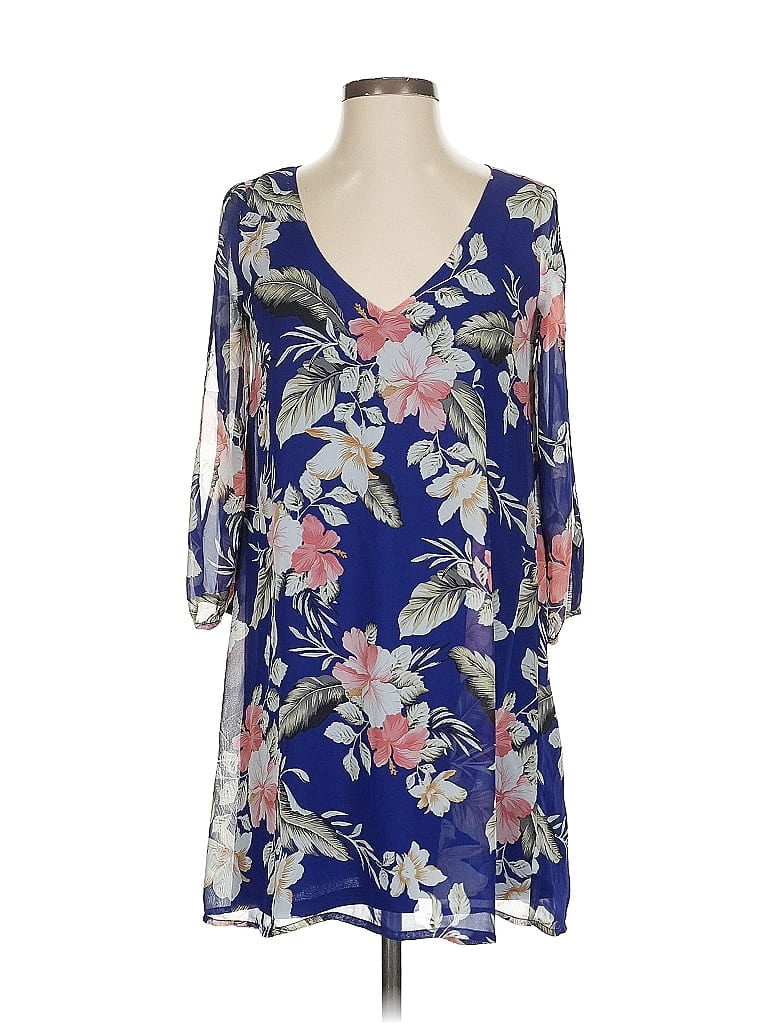 Pre-owned Lulus Cocktail Dress In Blue