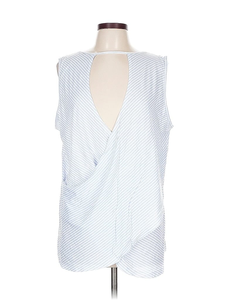 Pre-owned Assorted Brands Sleeveless Blouse In Blue