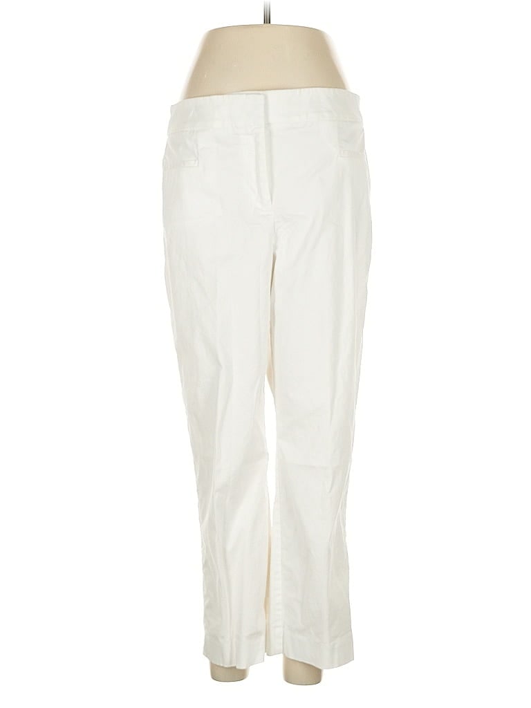 Pre-owned Ann Taylor Factory Casual Pants In White