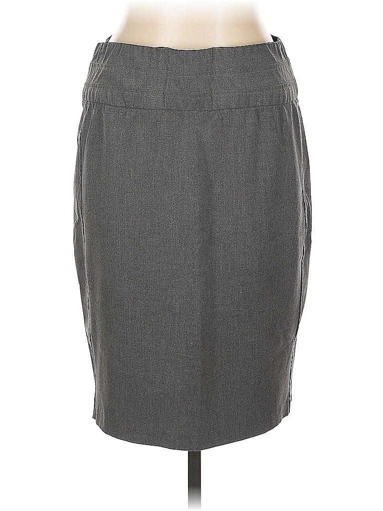 Pre-owned Briggs Formal Skirt In Gray