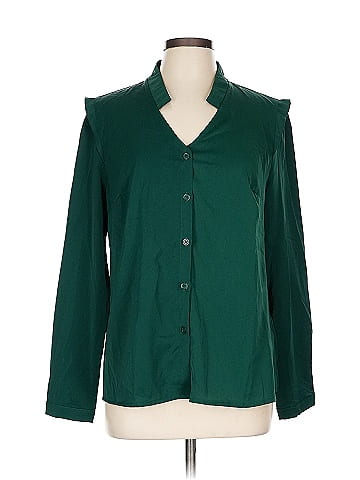 Allegra K Long Sleeve Blouse (view 1)