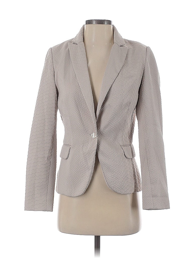 Pre-owned Cynthia Rowley Tjx Blazer Jacket In Gray