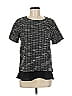 Emelia Black Short Sleeve Top Size M - photo 1