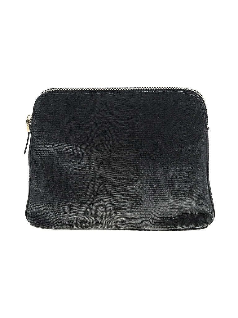 India Hicks 100% Leather Black Makeup Bag One size - photo 1
