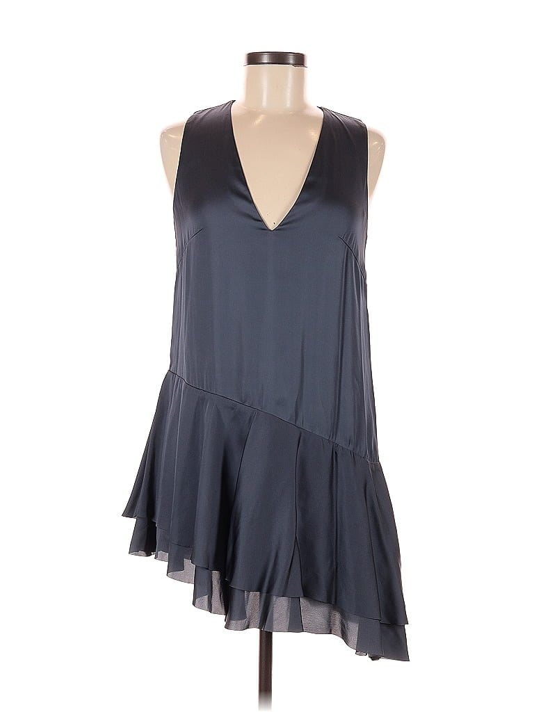 Pre-owned H&m Cocktail Dress In Gray