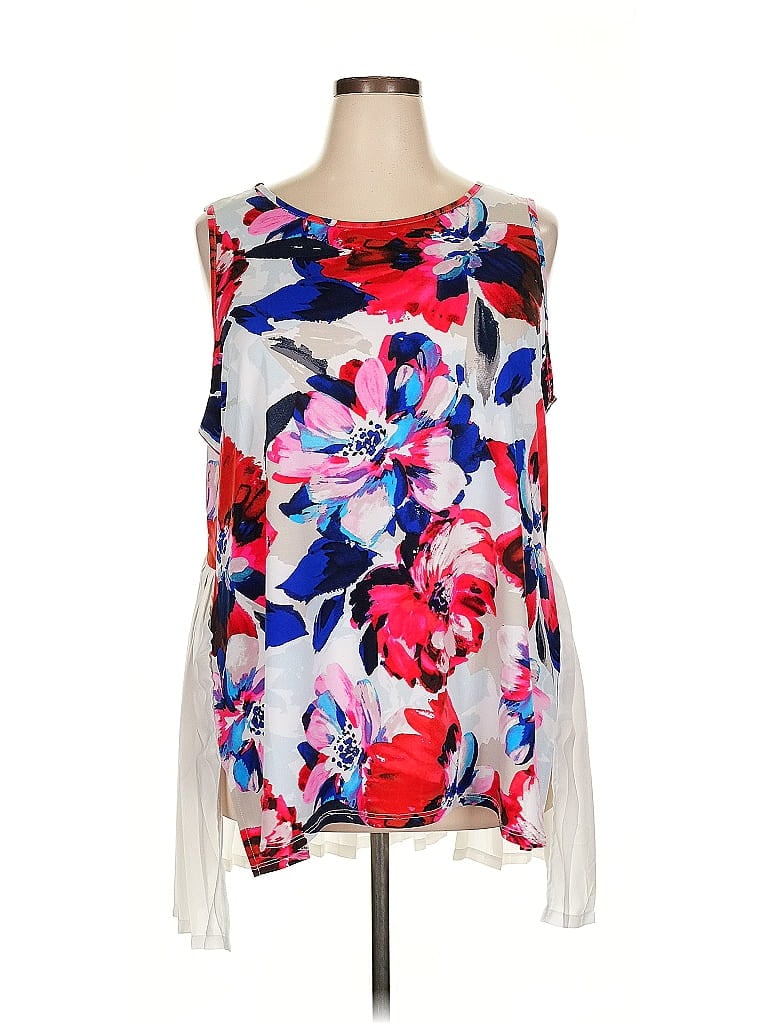Click to view more detailed imagery on our partner's website Pre-owned Cyrus Sleeveless Blouse In White