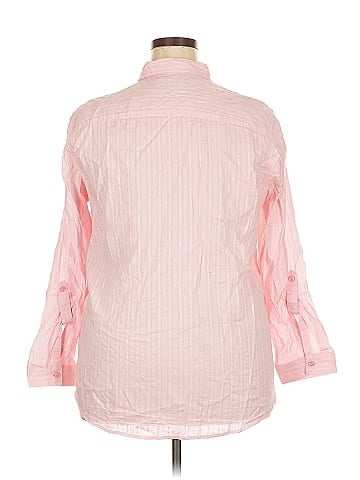 White Stag 3/4 Sleeve Button-Down Shirt (view 2)