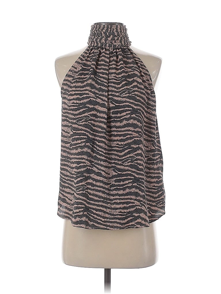 Pre-owned Joie Sleeveless Blouse In Gray