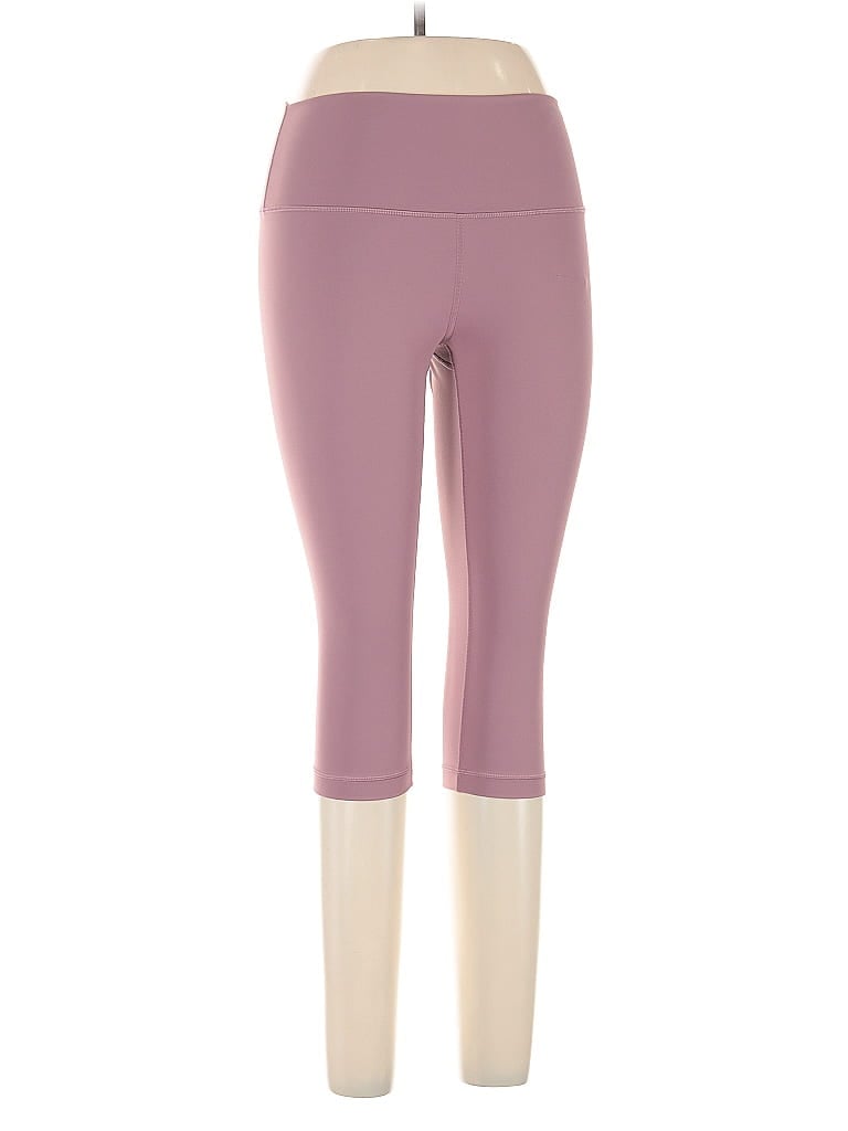 Pre-owned Lululemon Athletica Active Pants In Purple