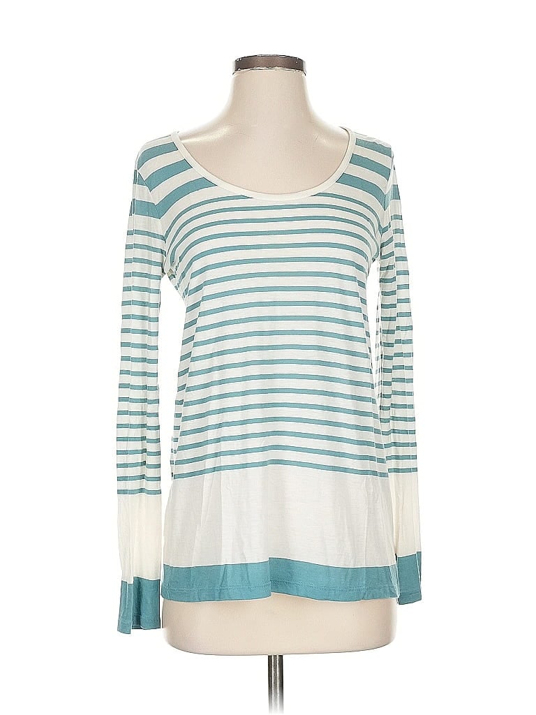 Pre-owned Vince 3/4 Sleeve T-shirt In Blue