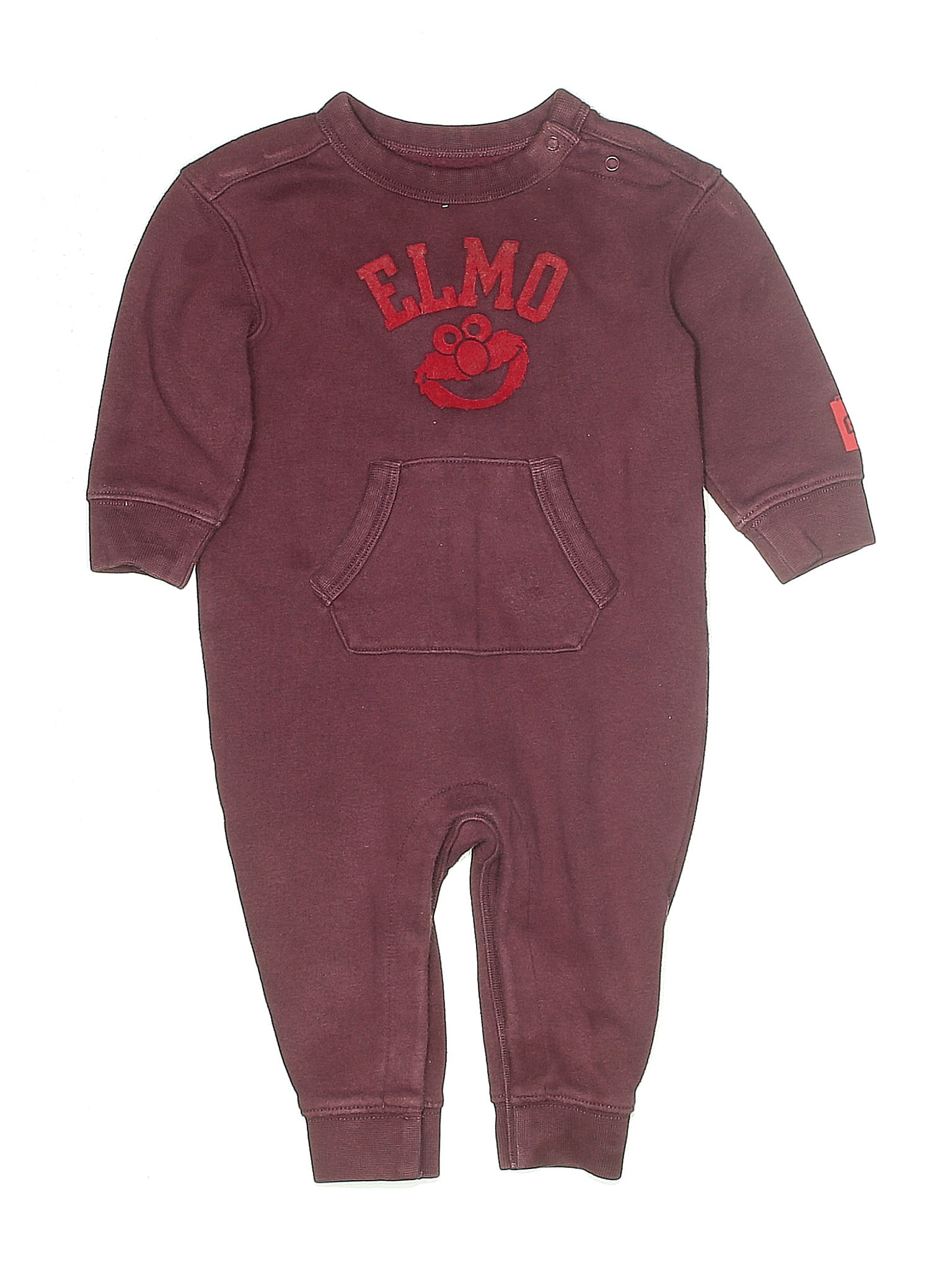 Gap Burgundy Long Sleeve Outfit Size 6-12 mo