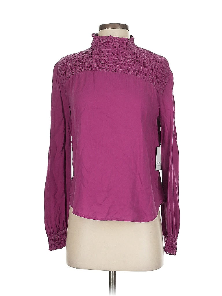 BELLA DAHL Pre-owned Long Sleeve Blouse In Purple