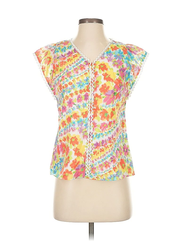 Pre-owned Talbots Sleeveless Blouse In Yellow