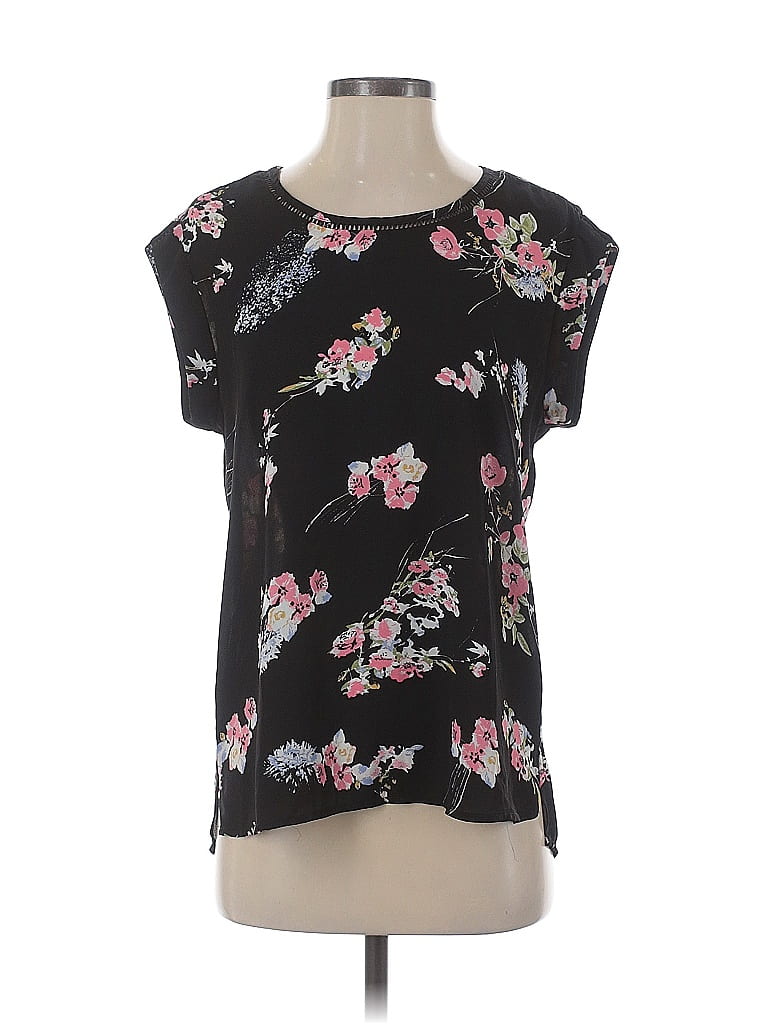 Pre-owned Dr2 Short Sleeve Blouse In Black