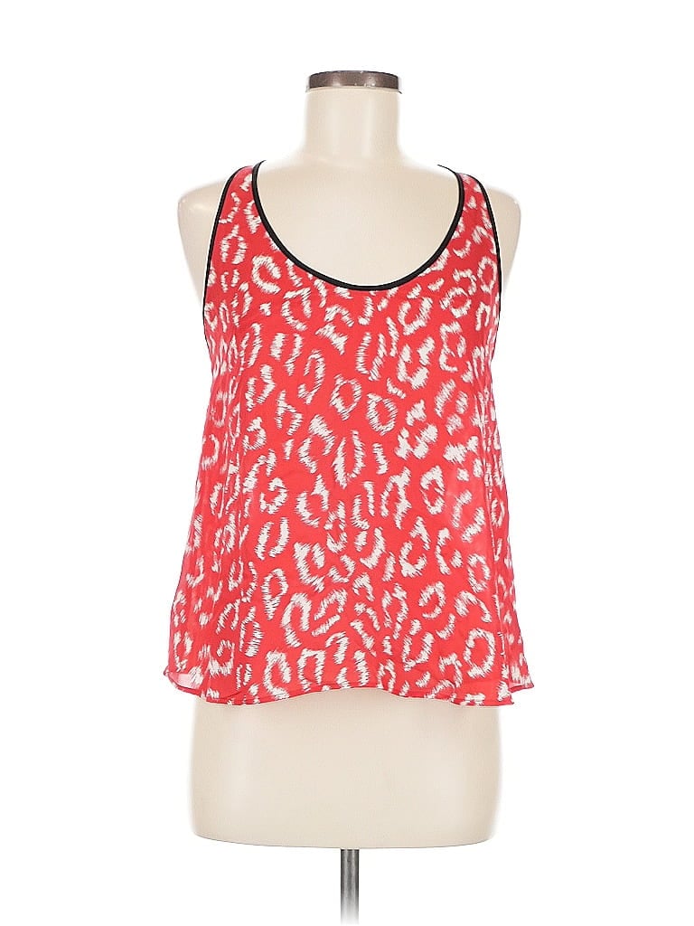 Click to view more detailed imagery on our partner's website Pre-owned A.l.c Sleeveless Top Red Halter Neckline Tops