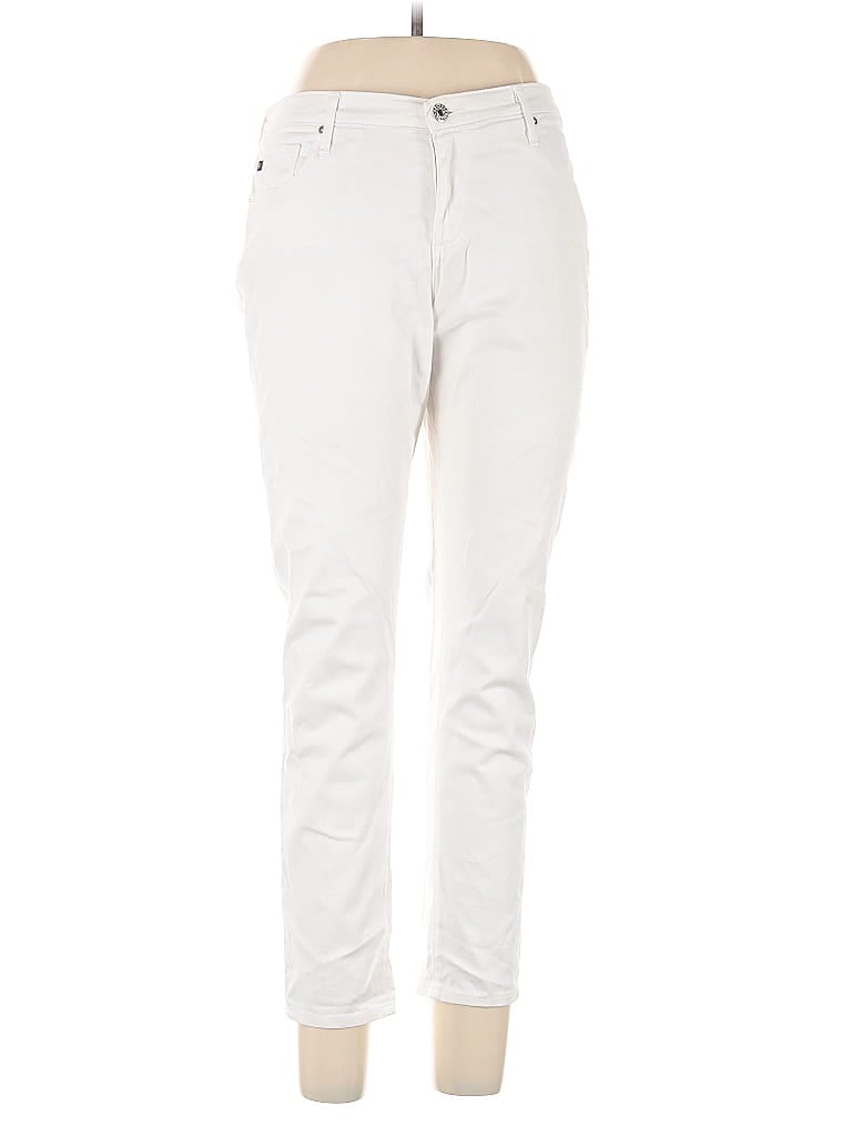 Pre-owned Adriano Goldschmied Casual Pants In White