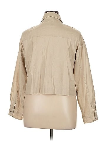 Stradivarius 3/4 Sleeve Button-Down Shirt (view 2)
