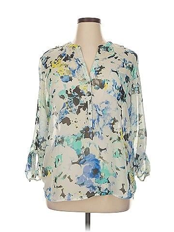 Apt. 9 3/4 Sleeve Blouse (view 1)