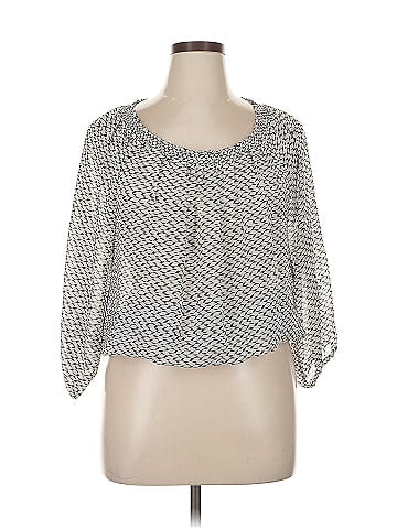 Daisy Fuentes 3/4 Sleeve Blouse (view 1)