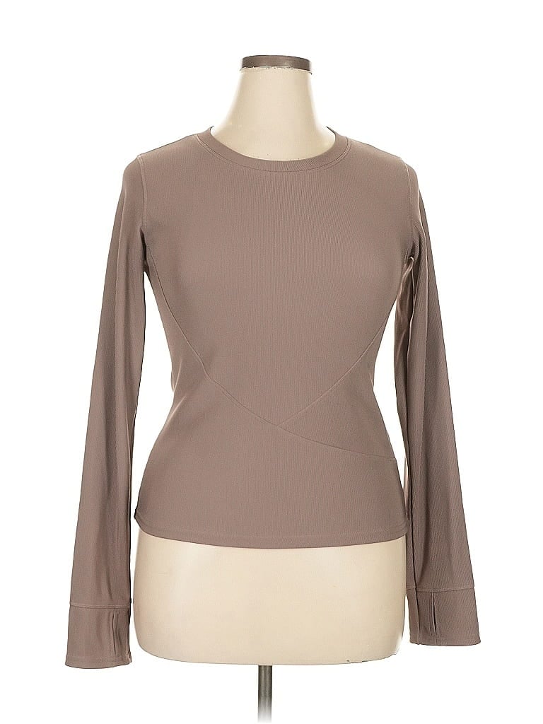 Click to view more detailed imagery on our partner's website Pre-owned Move Theology Long Sleeve T-shirt In Brown